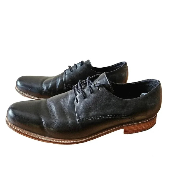 Airborn Argentinian Men's Formal Classy Leather Black Shoes Size EU 45 US 12. - Picture 8 of 13